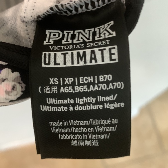 Victoria's Secret , Pink , Ultimate Sports Bra. Extra Small - Picture 5 of 6
